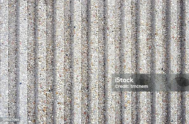 Fluted Concrete Background Stock Photo - Download Image Now - Backgrounds, Cement, Close-up