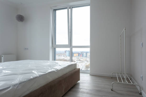 istock Interior of comfortable modern bedroom 1395371926
