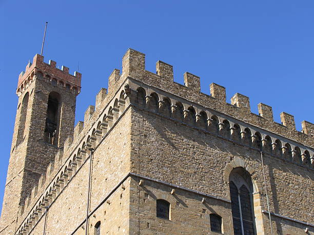 Castello medievale dettaglio - foto stock