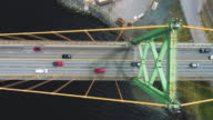 istock Traffic On Suspension Bridge 1395373309