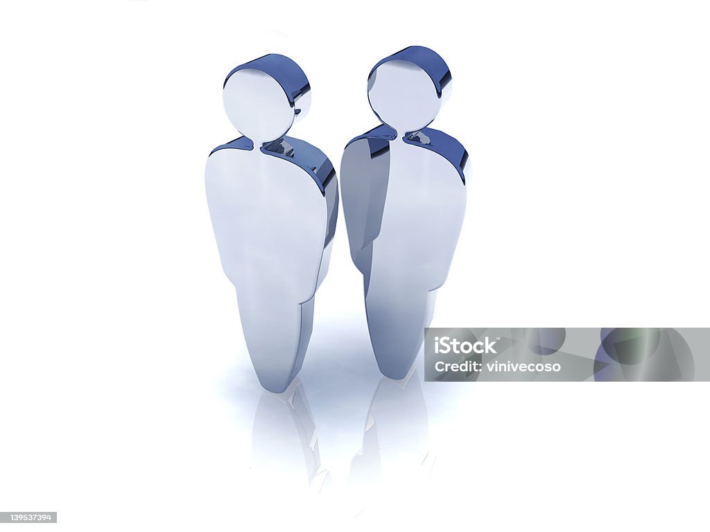 Couple en 3d - Photo de Adulte libre de droits