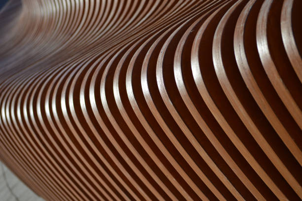 istock Wooden slats, bench element. Abstract wooden background. 1395375221