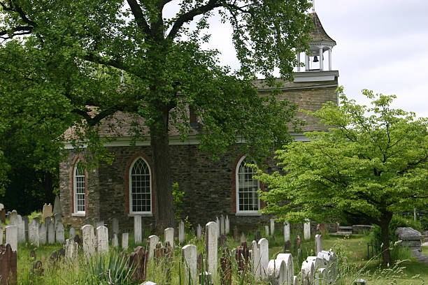 istock Country Church & Graveyard 139537559