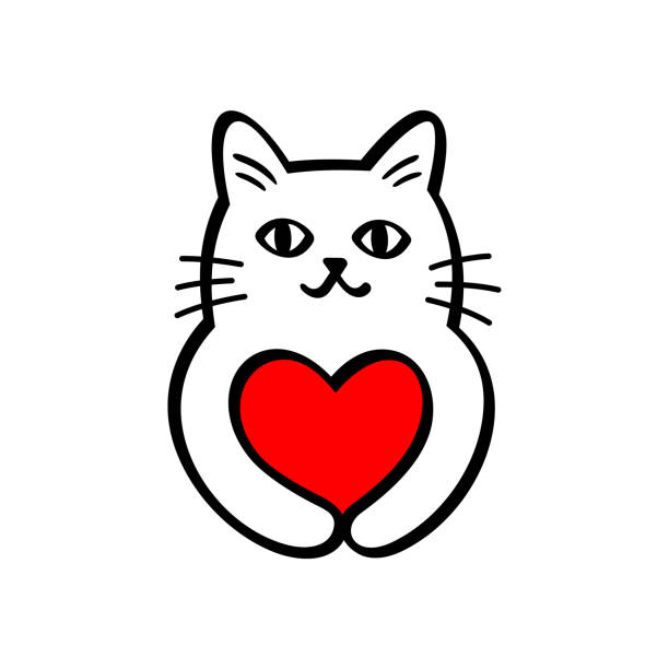 42,000+ Cat Love Stock Illustrations, Royalty-Free Vector Graphics & Clip  Art - iStock