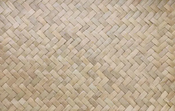 Photo of Basket weave pattern or background
