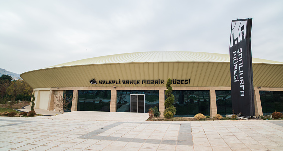 SANLIURFA -TURKEY. 21 December 2016; Halepli Bahce Mosaic Museum
