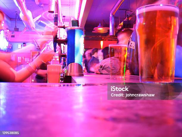 Foto de Bar Foto e mais fotos de stock de Azul - Azul, Balcão de bar, Bar
