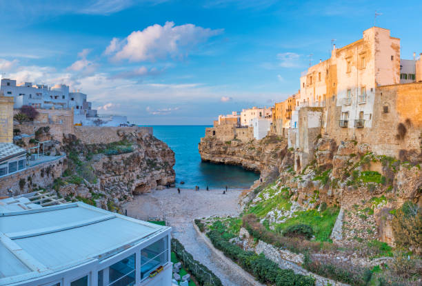 istock Polignano a Mare - The town over the clifs. 1395383435