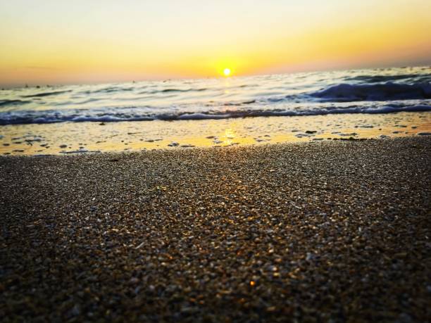 istock Sunset over the sea 1395385225
