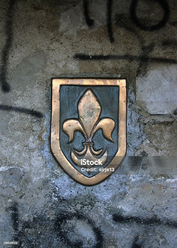 fleur-de-lis - Lizenzfrei Emblem Stock-Foto