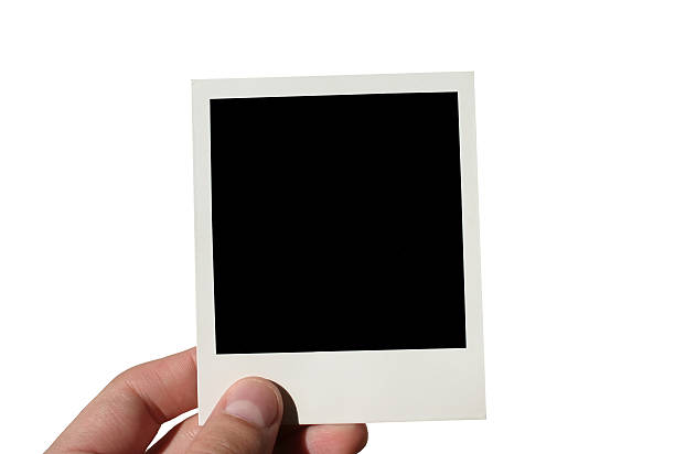 istock holding blank picture - isolated 139539135