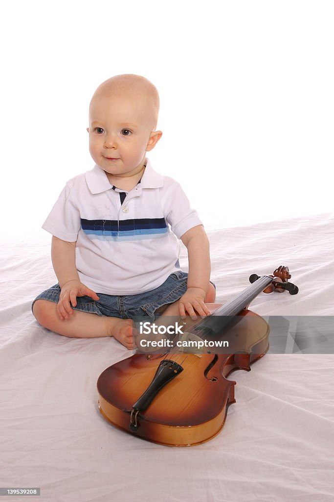 Zwei Baby-Musiker - Lizenzfrei Baby Stock-Foto