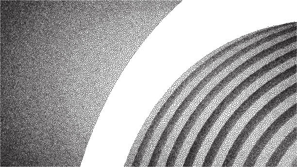 Vector architecture dotwork gradient background. Abstract noise stipple pattern. 3d vector illustration. EPS 10 Vector architecture dotwork gradient background. Abstract noise stipple pattern. 3d vector illustration. old car audio stock illustrations