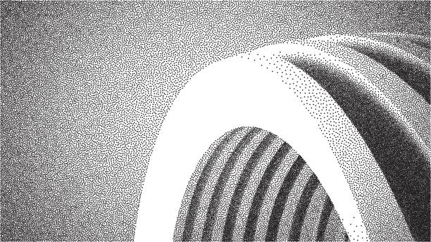 Vector architecture dotwork gradient background. Abstract noise stipple pattern. 3d vector illustration. EPS 10 Vector architecture dotwork gradient background. Abstract noise stipple pattern. 3d vector illustration. old car audio stock illustrations
