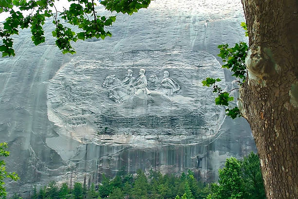 Stone Mountain Georgia stock photo