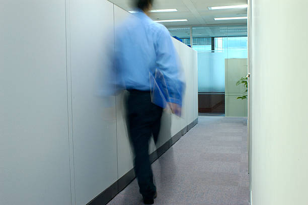 Office walker 2 -  series stock photo