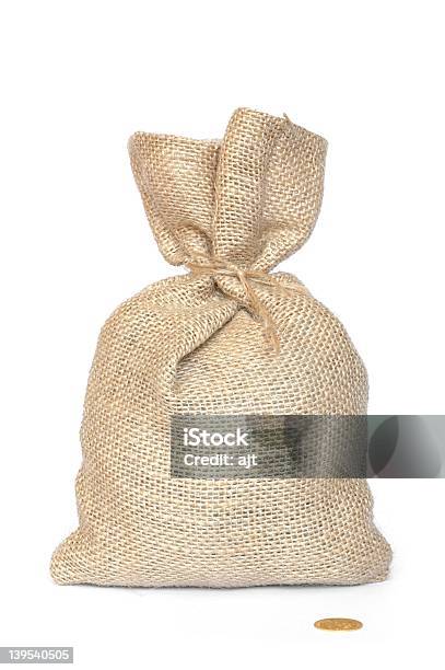 Bag And Coin Stock Photo - Download Image Now - Bag, Coin, Currency