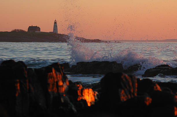 istock Orange sunrise in Maine 139540606