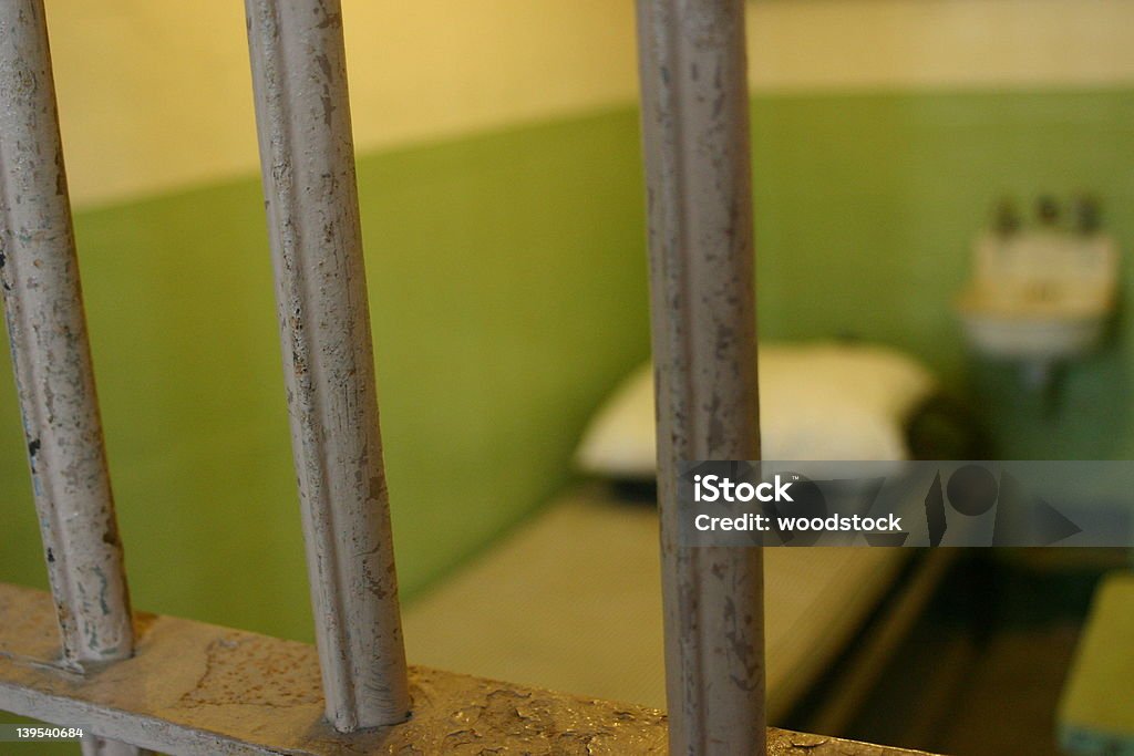 Alcatraz celda de cárcel - Foto de stock de Cama libre de derechos