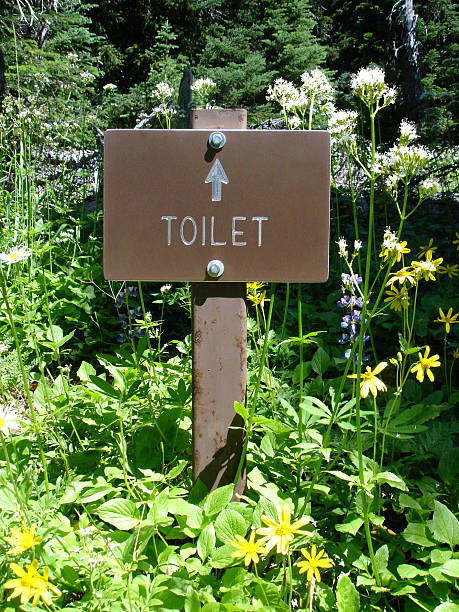 Toilet Marker/Sign stock photo