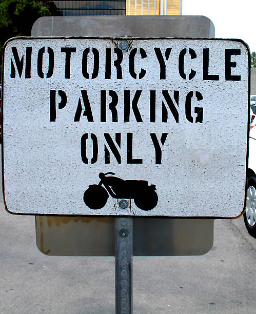 Parkplätze für Motorräder – Foto
