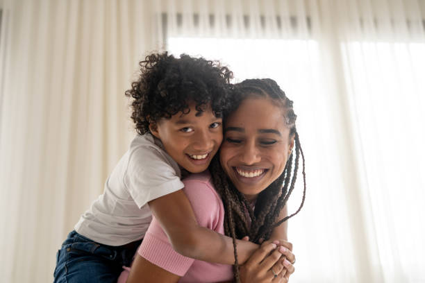 istock Happy mother and son on mother's day 1395411647
