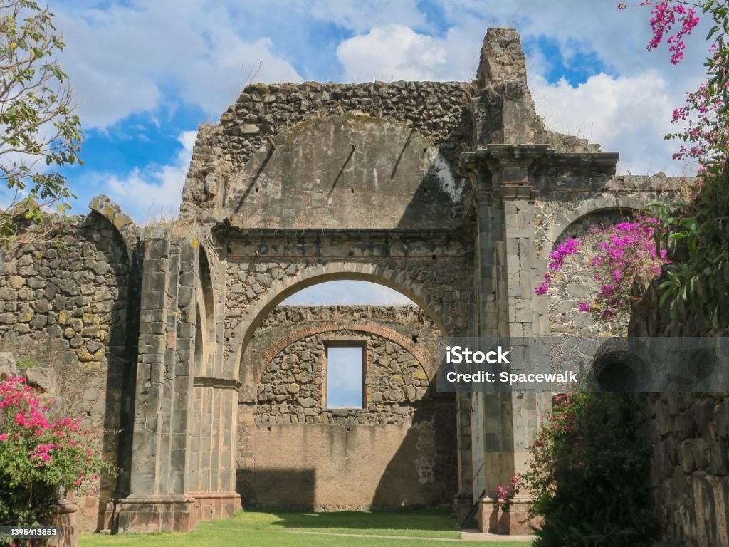 The Unfinished Temple Mascot, Mexico. Activity Stock Photo