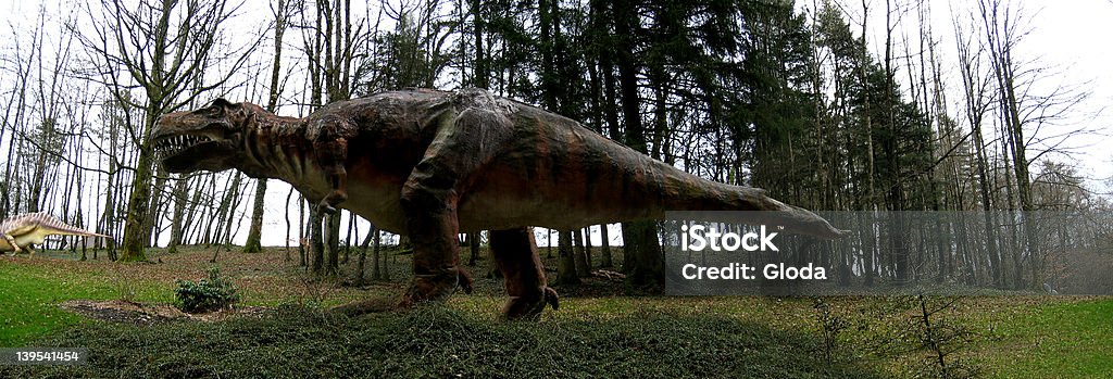 Tiranosaurio panorama - Foto de stock de Animal libre de derechos