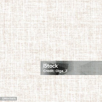 istock Seamless detailed woven linen fabric texture background 1395415615