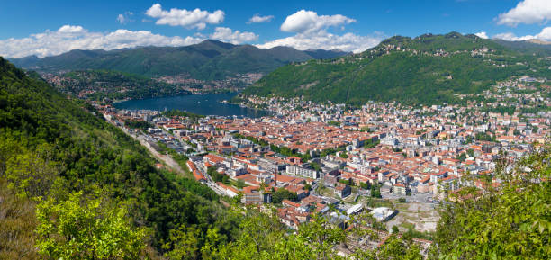 istock Como - The city and lake Como. 1395420751