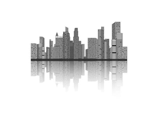 istock city background Buildings and structures  City urban view 1395421862