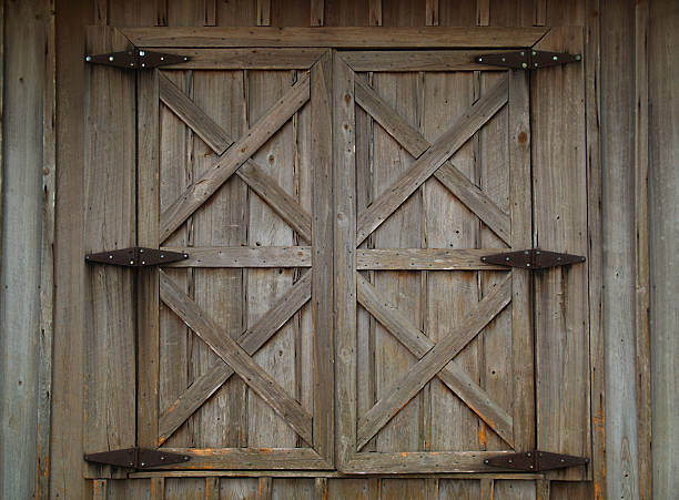 istock Shutters on old wooden store 139542352
