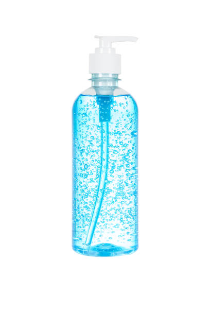 istock Alcohol gel for washing hand isolated on white 1395424470