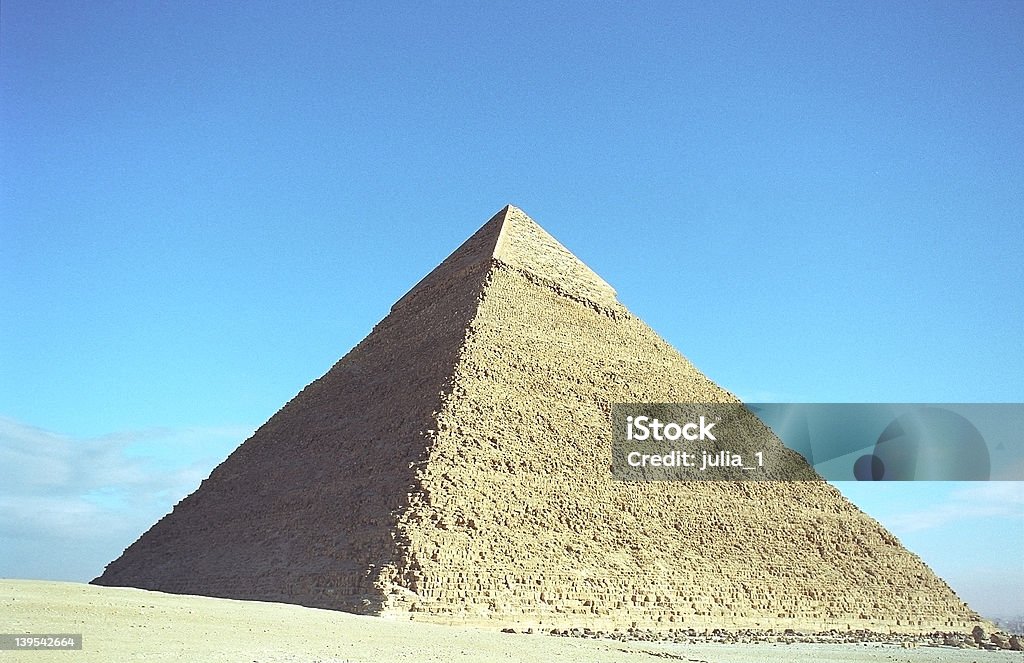 피라미드형 of Chefren - 로열티 프리 0명 스톡 사진