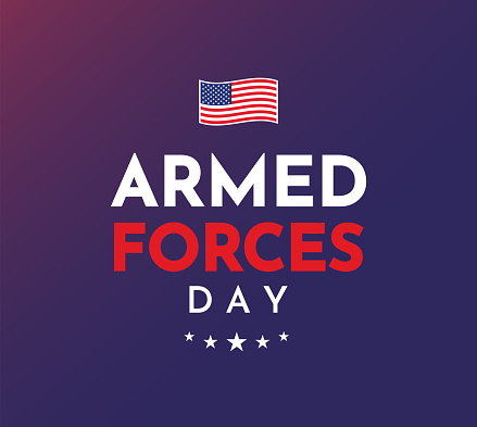 Armed Forces Day poster, background. Vector illustration. EPS10