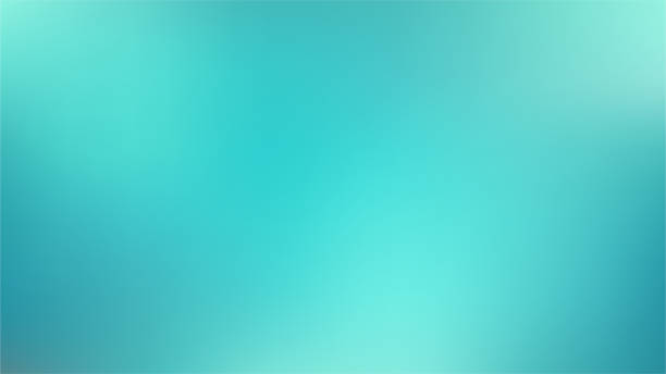 светлый мятно-зеленый цвет градиент расфокусированный размытое движение абстрактный фоновый вектор - turquoise stock illustrations