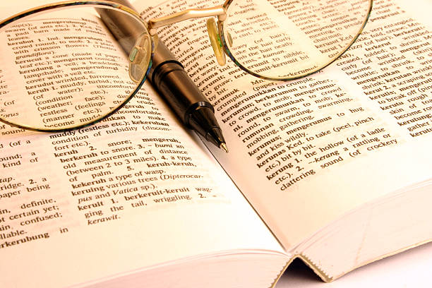 istock Glasses, book and pen 139543039