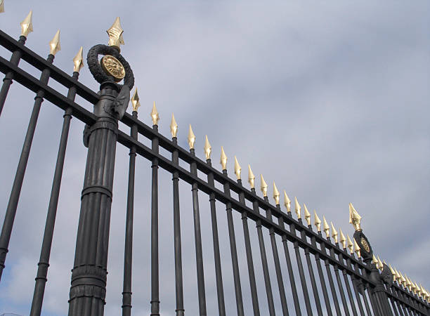 istock Metal fencing 139543208