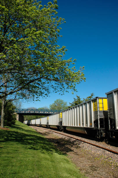 istock Coal Train in Kirkwood, Missouri Vertical - Springtime 1395432582