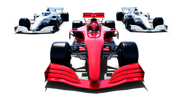 istock red race car leading in a group 1395433770