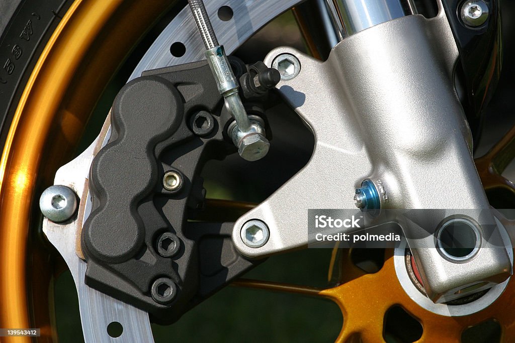 Motocicletta front-end - Foto stock royalty-free di Ruota