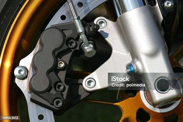 Motocicletta Frontend - Fotografie stock e altre immagini di Ruota - Ruota, Titanio, Calibro a compasso