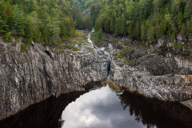 cañón del río st john en grand falls - saint johns river fotografías e imágenes de stock