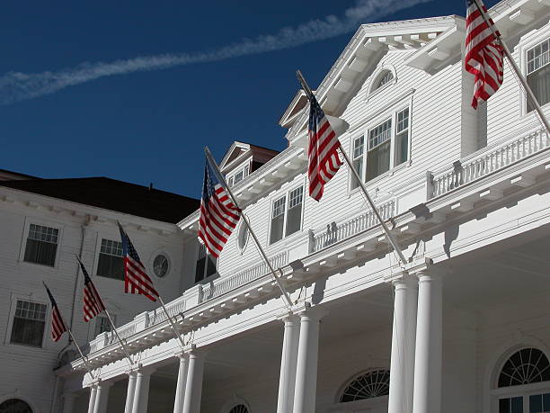 istock American Flags at the Stanely Hotel 139544068