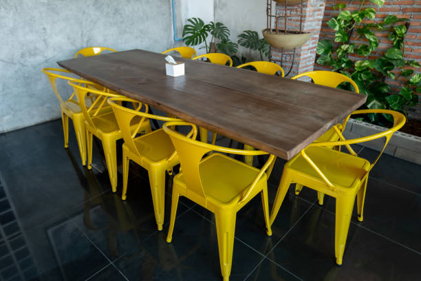 istock Thailand, Chair, Table, Kiosk, Wood - Material 1395443063