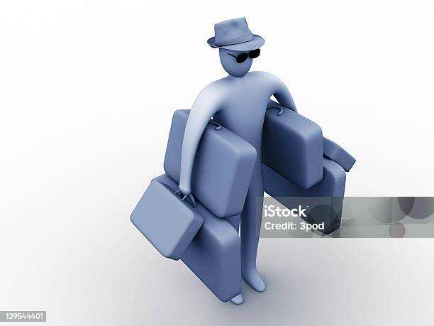 Heavy Luggage Stock Photo - Download Image Now - Heavy, Suitcase, Adult