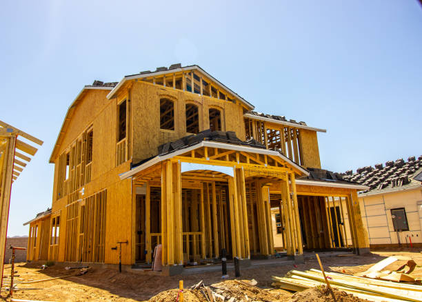 istock Brand New Two Story Home Under Construction 1395445484