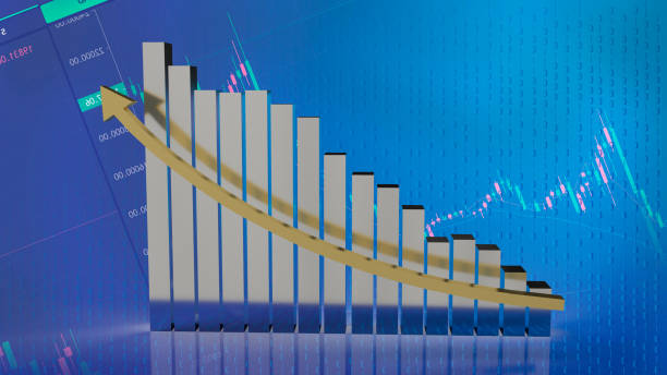 istock The chart and gold arrow up for business concept 3d rendering 1395445583