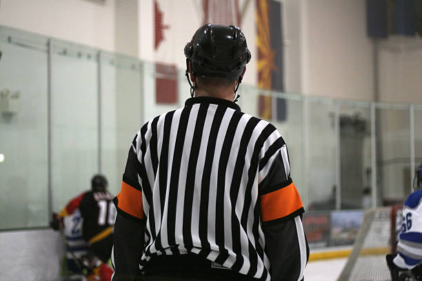 Hockey Referee (2) stock photo