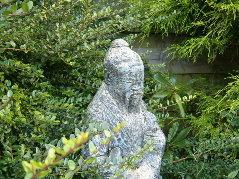 A statue in a Japenese Garden named \